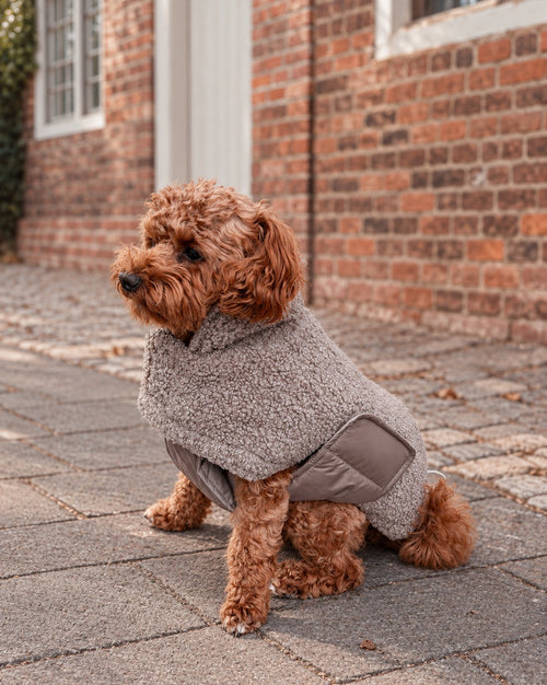 Teddy Jacket · Stone Taupe